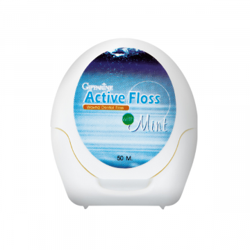 กิฟฟารีน ไหมขัดฟัน แอคทีฟ ฟลอส เคลือบขี้ผึ้ง รสมินท์